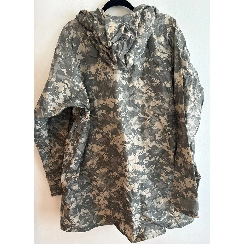 ORC Industries Raincoat Wet Weather Jacket Woodland Camouflage Sz M (Shell Only)